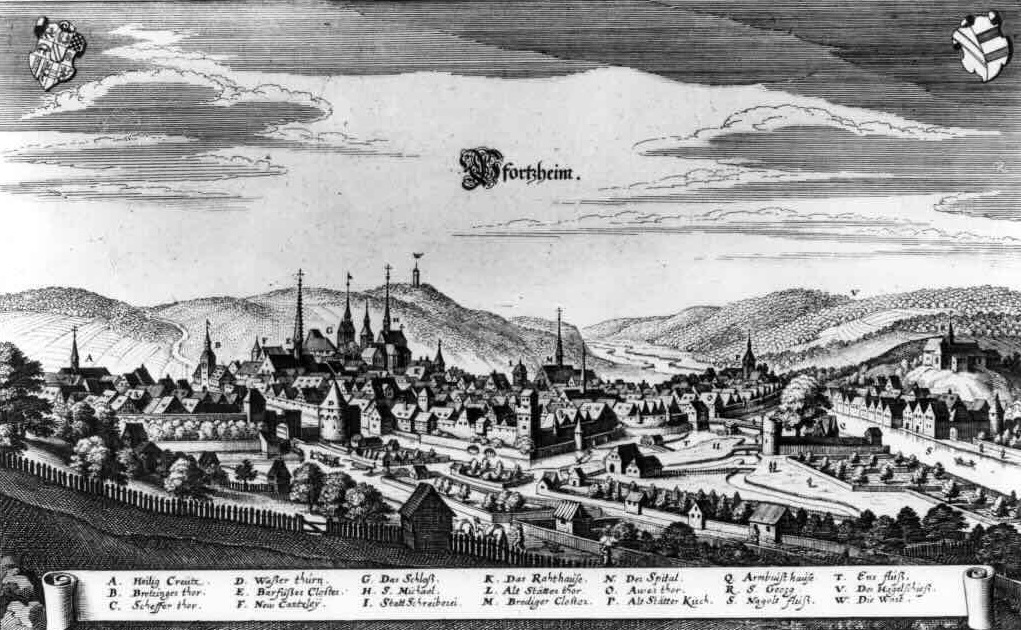 Gravyr av Pforzheim, 1400 tal