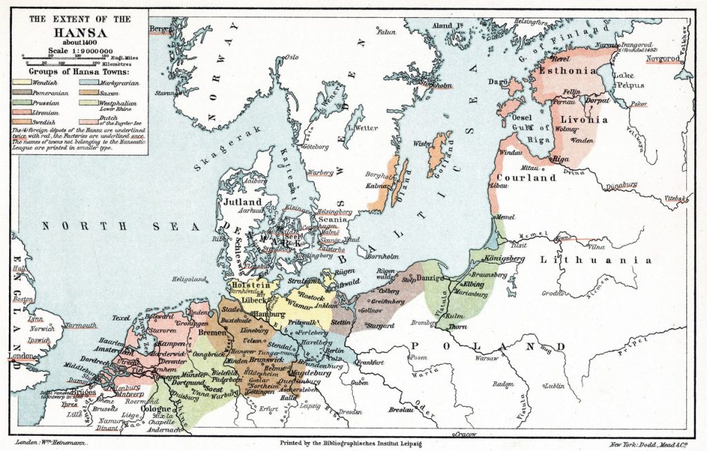 Hansan kring år 1400